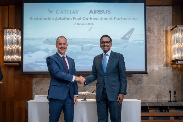 Cathay a Airbus spolupracujú na rozšírení udržateľného leteckého paliva
