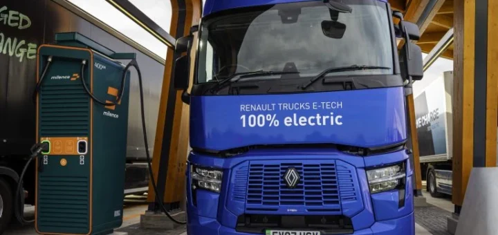 Mapa verejného nabíjania pre elektrické nákladné vozidlá