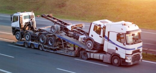 Za diaľnicou: Logistika ťažkej techniky
