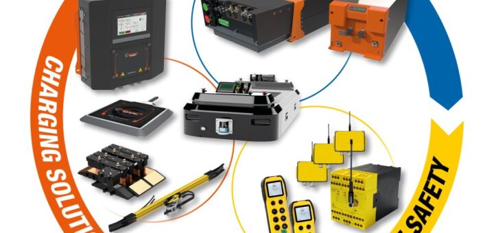 Induktívne a vodivé nabíjanie batérií AGV