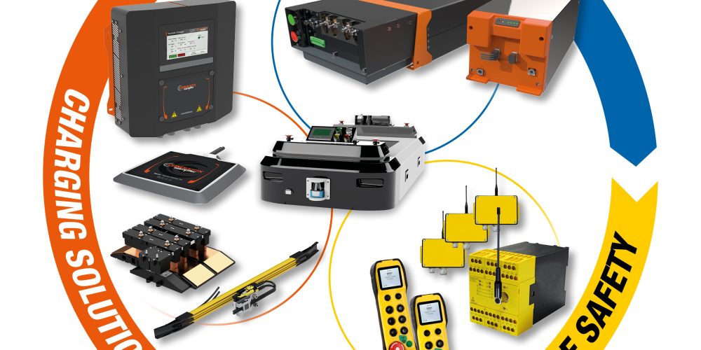 Induktívne a vodivé nabíjanie batérií AGV