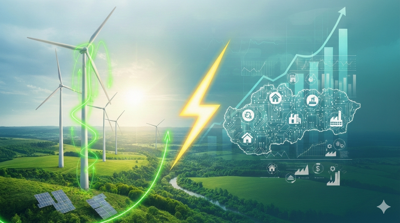 Ako vplýva zelená energia na ceny elektriny na Slovensku