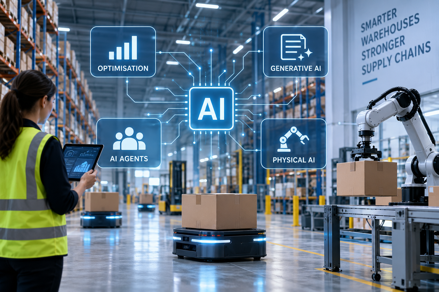 AI prepája plánovanie skladu s autonómnou fyzickou prácou
